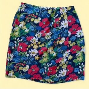 Vintage Liz Sport Floral Women's Skirt